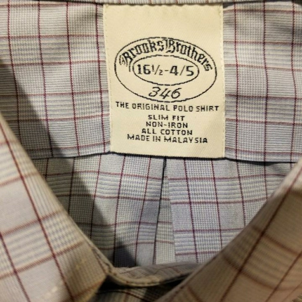 Brooks Brothers blue button up